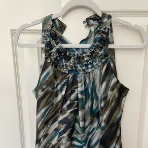 ANN TAYLOR cute sleeveless blouse.